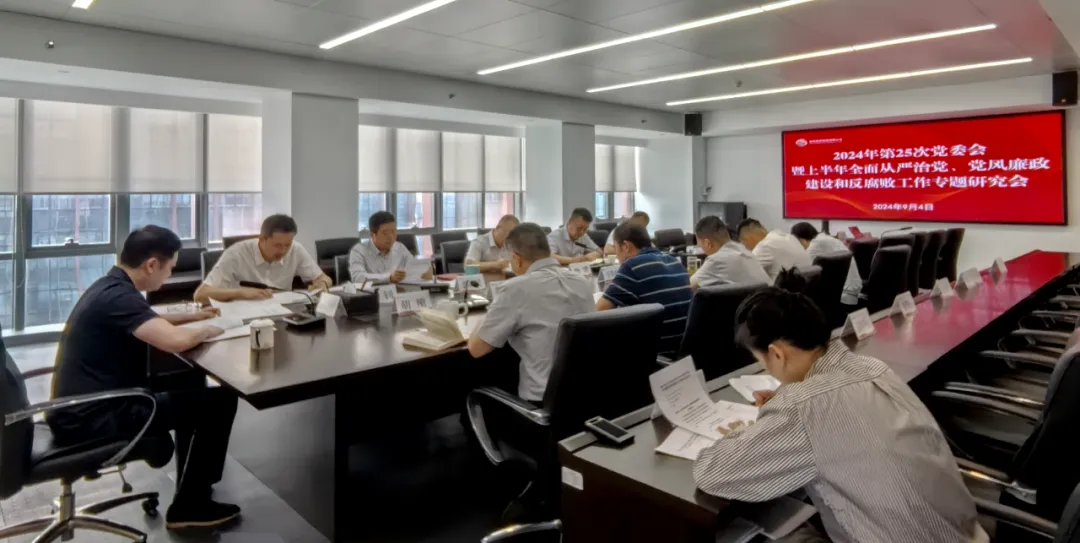 公司召開2024年上半年全面從嚴(yán)治黨、黨風(fēng)廉政建設(shè)和反腐敗工作專題研究會(huì)