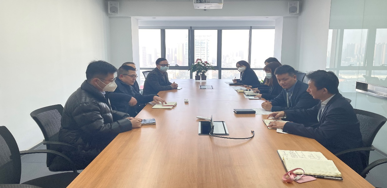 長安財(cái)通與陜西金融資產(chǎn)管理股份有限公司、融創(chuàng)西北公司座談交流